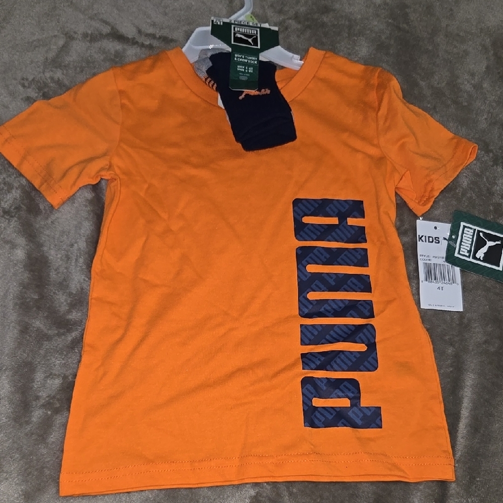 Puma Kids Orange T-Shirt